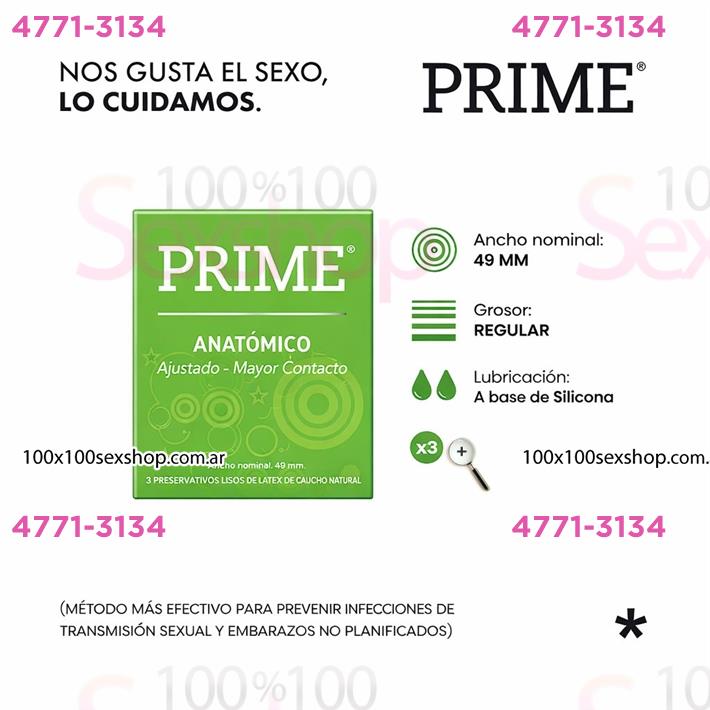 Cód: CA FP ANAT - Preservativo Prime Anatomico - $ 6000